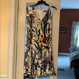 Fit and flare spring dress